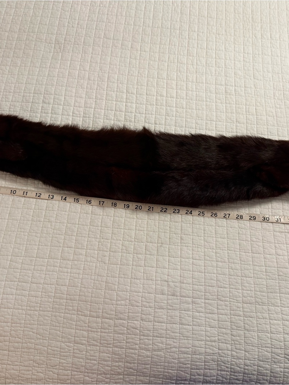 Dark Brown Mink Fur Collar / Scarf